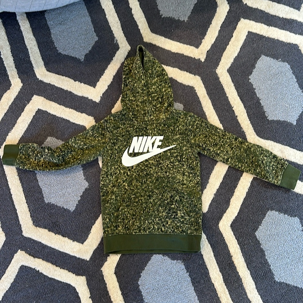 Bundle! Kids Nike Camo Sweatshirt. Size M; 5-6 years. And Cat & Jack pullover.
